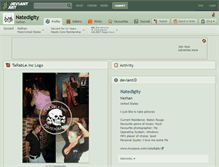 Tablet Screenshot of natedigity.deviantart.com