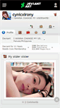 Mobile Screenshot of cynicxirony.deviantart.com