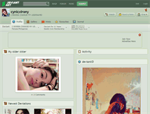 Tablet Screenshot of cynicxirony.deviantart.com