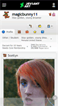 Mobile Screenshot of magicbunny11.deviantart.com