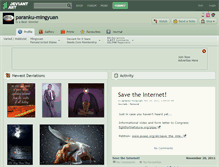 Tablet Screenshot of paranku-mingyuan.deviantart.com