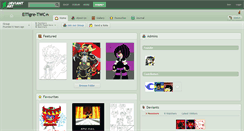 Desktop Screenshot of eltigre-twc.deviantart.com