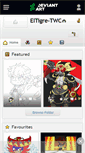 Mobile Screenshot of eltigre-twc.deviantart.com