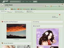 Tablet Screenshot of ivette-stock.deviantart.com