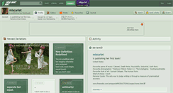 Desktop Screenshot of miscarlet.deviantart.com