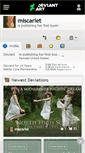 Mobile Screenshot of miscarlet.deviantart.com
