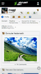 Mobile Screenshot of maggi.deviantart.com