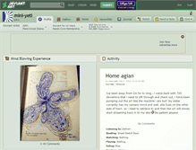Tablet Screenshot of mini-yeti.deviantart.com