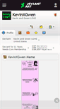Mobile Screenshot of kevinxgwen.deviantart.com