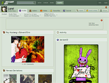 Tablet Screenshot of lurei.deviantart.com