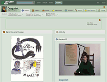 Tablet Screenshot of dragonlet.deviantart.com
