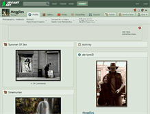Tablet Screenshot of megglles.deviantart.com