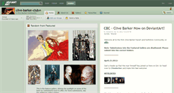 Desktop Screenshot of clive-barker-club.deviantart.com