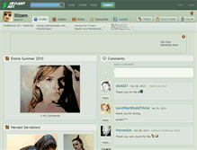 Tablet Screenshot of lilizem.deviantart.com