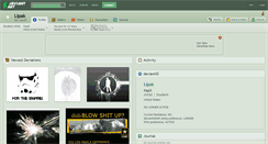 Desktop Screenshot of lipak.deviantart.com