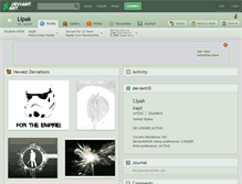 Tablet Screenshot of lipak.deviantart.com