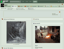 Tablet Screenshot of kyrr.deviantart.com