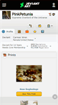 Mobile Screenshot of pinkpetunia.deviantart.com