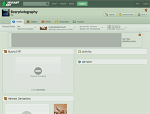 Tablet Screenshot of bearphotography.deviantart.com