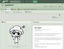 Tablet Screenshot of joosehgloom.deviantart.com