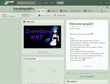 Tablet Screenshot of everything-mmd.deviantart.com