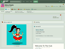 Tablet Screenshot of djinns-realm.deviantart.com