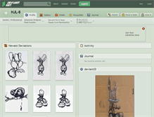 Tablet Screenshot of hjl-8.deviantart.com
