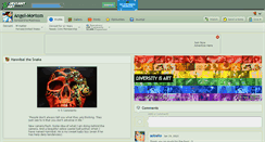 Desktop Screenshot of angel-mortem.deviantart.com