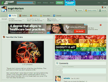 Tablet Screenshot of angel-mortem.deviantart.com