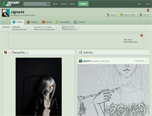 Tablet Screenshot of cigma44.deviantart.com