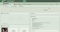 Desktop Screenshot of darkfrisson.deviantart.com