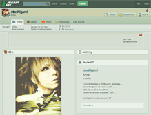 Tablet Screenshot of otoshigami.deviantart.com