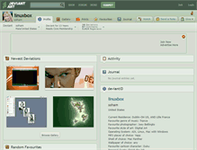 Tablet Screenshot of linuxbox.deviantart.com
