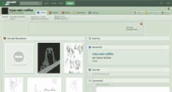 Desktop Screenshot of injuu-eats-waffles.deviantart.com