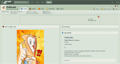 Desktop Screenshot of drakelake.deviantart.com