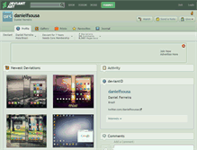 Tablet Screenshot of danielfsousa.deviantart.com