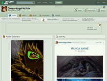 Tablet Screenshot of dream-angel-artista.deviantart.com