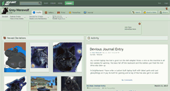 Desktop Screenshot of grey-werewolf.deviantart.com