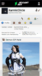 Mobile Screenshot of karmiccircle.deviantart.com