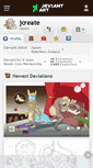 Mobile Screenshot of jcreate.deviantart.com
