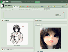 Tablet Screenshot of machukas.deviantart.com