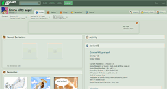 Desktop Screenshot of emma-kitty-angel.deviantart.com