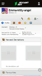 Mobile Screenshot of emma-kitty-angel.deviantart.com