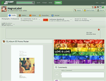 Tablet Screenshot of magnuslabel.deviantart.com