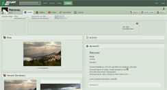 Desktop Screenshot of petrovec.deviantart.com