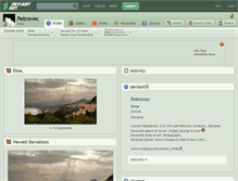 Tablet Screenshot of petrovec.deviantart.com