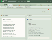 Tablet Screenshot of ereria.deviantart.com