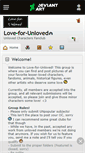 Mobile Screenshot of love-for-unloved.deviantart.com