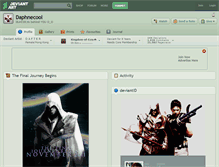 Tablet Screenshot of daphnecool.deviantart.com