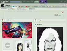 Tablet Screenshot of lykamo.deviantart.com
